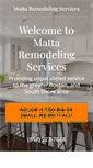 Mobile Screenshot of mattaremodelingservices.com